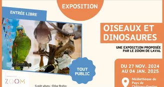 Expo oiseaux et dinosaures