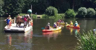 traversée bac  ménil sud mayenne slowlydays trait nature anjou sport nature