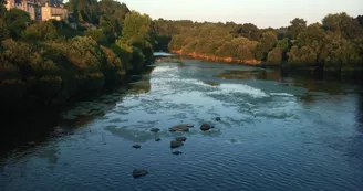 vue du barrage de St Fraimbault