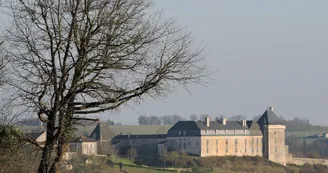 Vue sur le château de Chalais