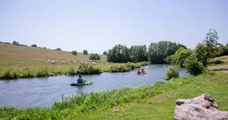 Canoës-kayaks sur la Vègre à partir de la base de loisirs de Brûlon