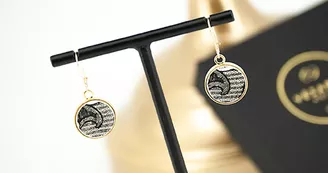 Boucles d'oreilles "le bas relief"