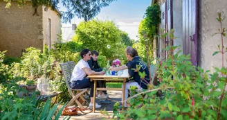 Chambre d'hôtes Le Pressoir Banal- Terrasse