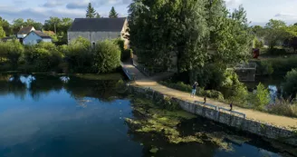 Vue aérienne Moulin de la Bruère