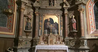 Retable de l'église St Georges de Dangeul