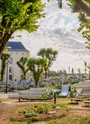 Vue sur le château de Barbezieux