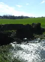 Paysage de la vallée de La Cendronne en bas du lieu-dit Chalons