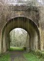 Le Pont du Bas Briolais construit pour l'ancienne voie ferrée devenue Voie Verte