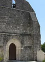 Le portail de l'église de Chierzac, commune de Bédenac