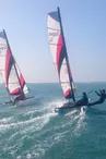 Stage et cours particulier en optimist, planche à voile, dériveur, catamaran, par le CNAR