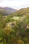 Montpezat-sous-Bauzon - Site de Pourcheyrolles-zoom château pourcheyrolles ©S.BUGNON