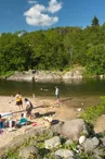 Plage de La Clape à Lalevade d'Ardèche