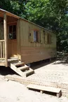 Wooden gypsy caravan - La Roulotte du Folastère