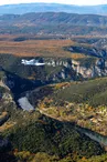 Survol des Gorges en avion - L'ardeche vue du ciel