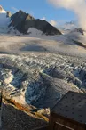 Vue sur le glacier