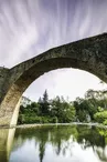 Se rafraichir sous le pont de Nant