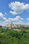 Eglise de Châteauponsac vue du Faubourg du Moustier